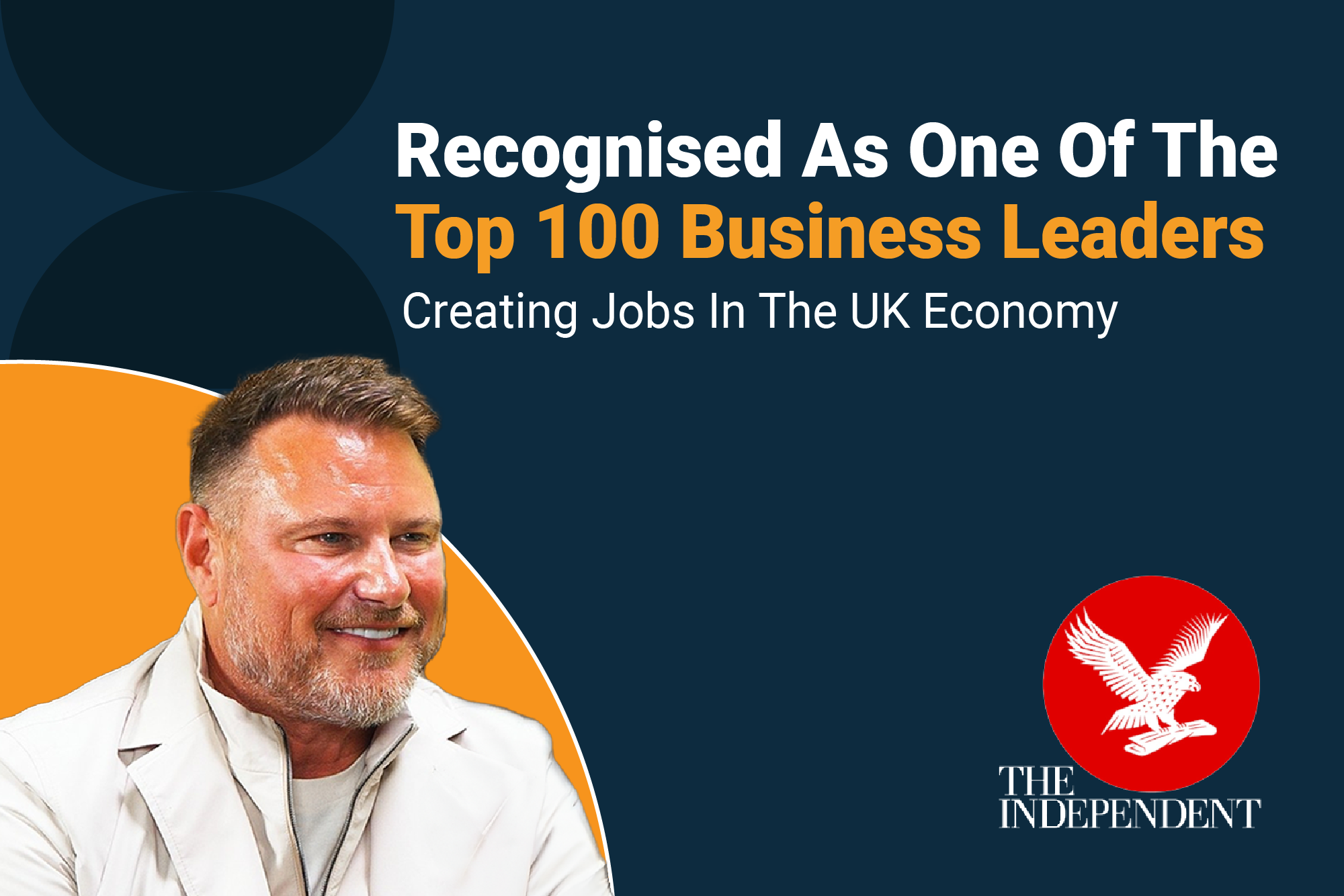 CEO of Project Better Energy, Simon Peat, Named Among UK’s Top Job Creators in The Independent’s E2E 100